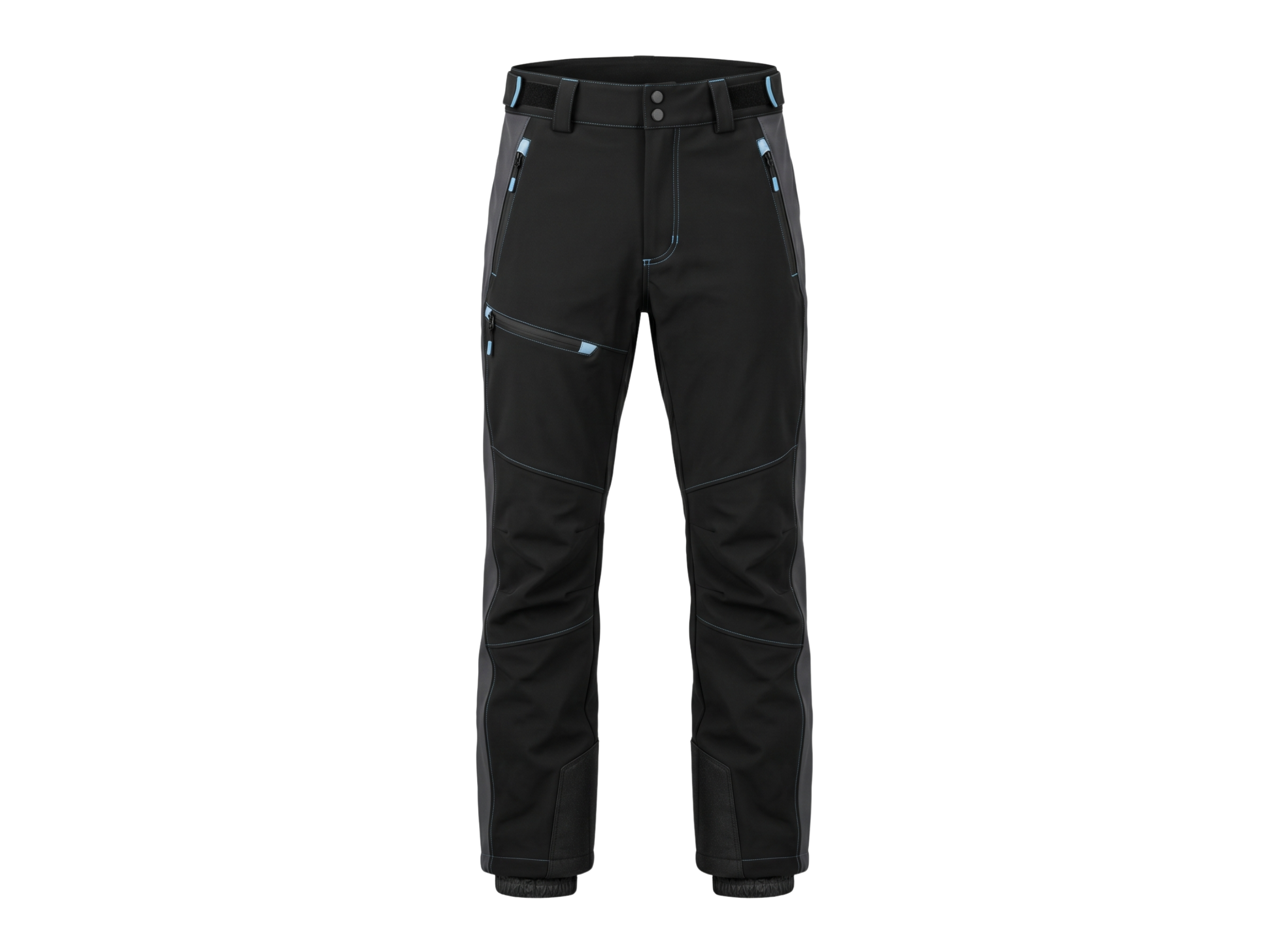 B2B Technical Ski Wear Winter Pants Black Custom Winter Manufacturer