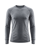 B2B Ski Wear Winter Base Layer Shirt Grey B2B Winter Sportswear Manufacturer