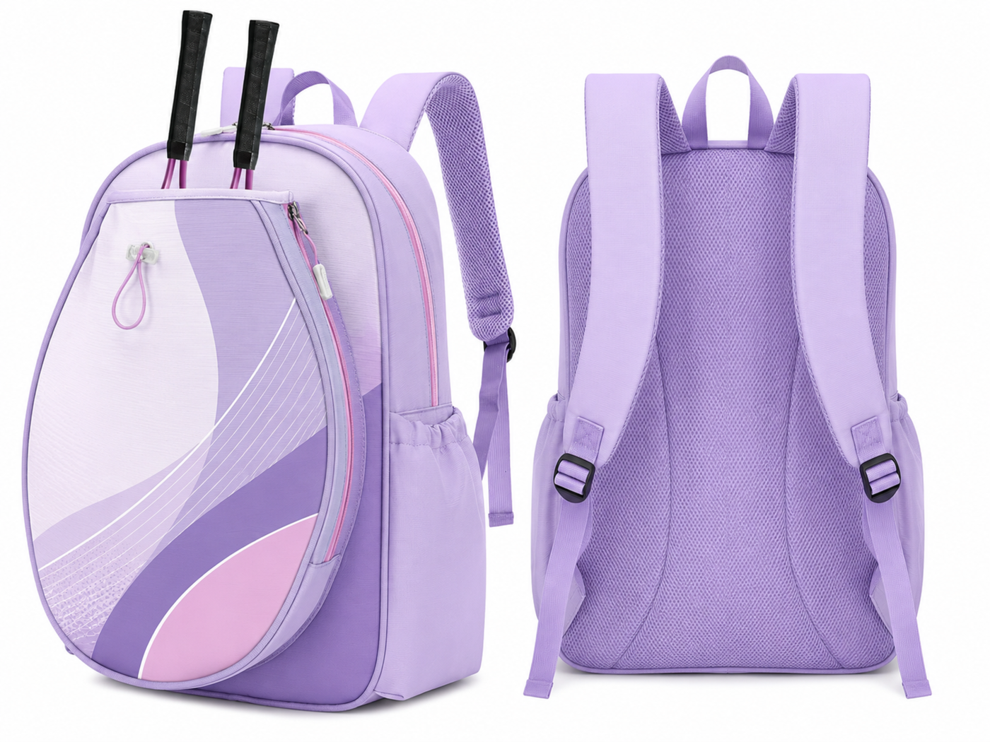 Custom Lavender Badminton Racket Backpack – Wholesale Club Bag