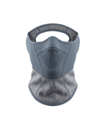 Custom Face Mask Grey Fleece-Lined Adjustable Ski B2B Facewear Manufacturer