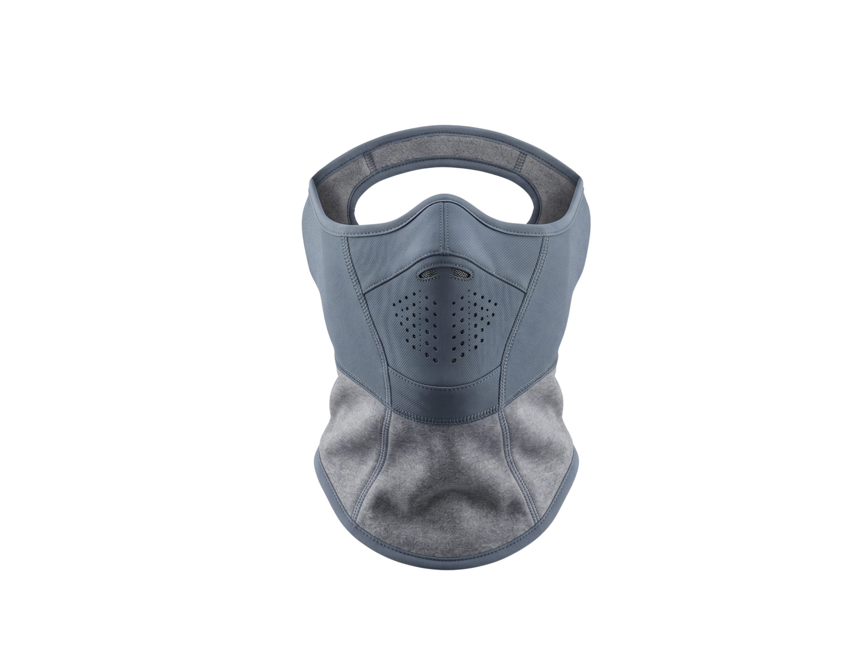 Custom Face Mask Grey Fleece-Lined Adjustable Ski B2B Facewear Manufacturer