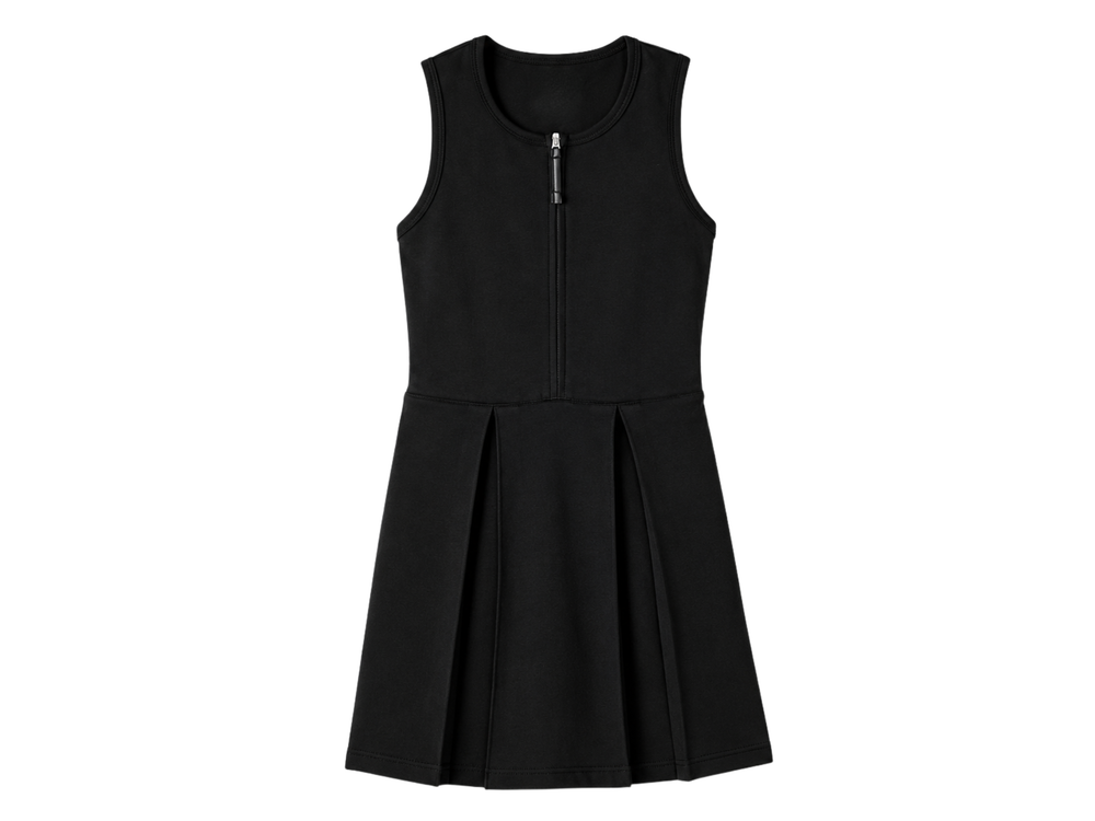 School Adaptive Ponte Jumper Black | B2B Low MOQ Wholesale front design preview