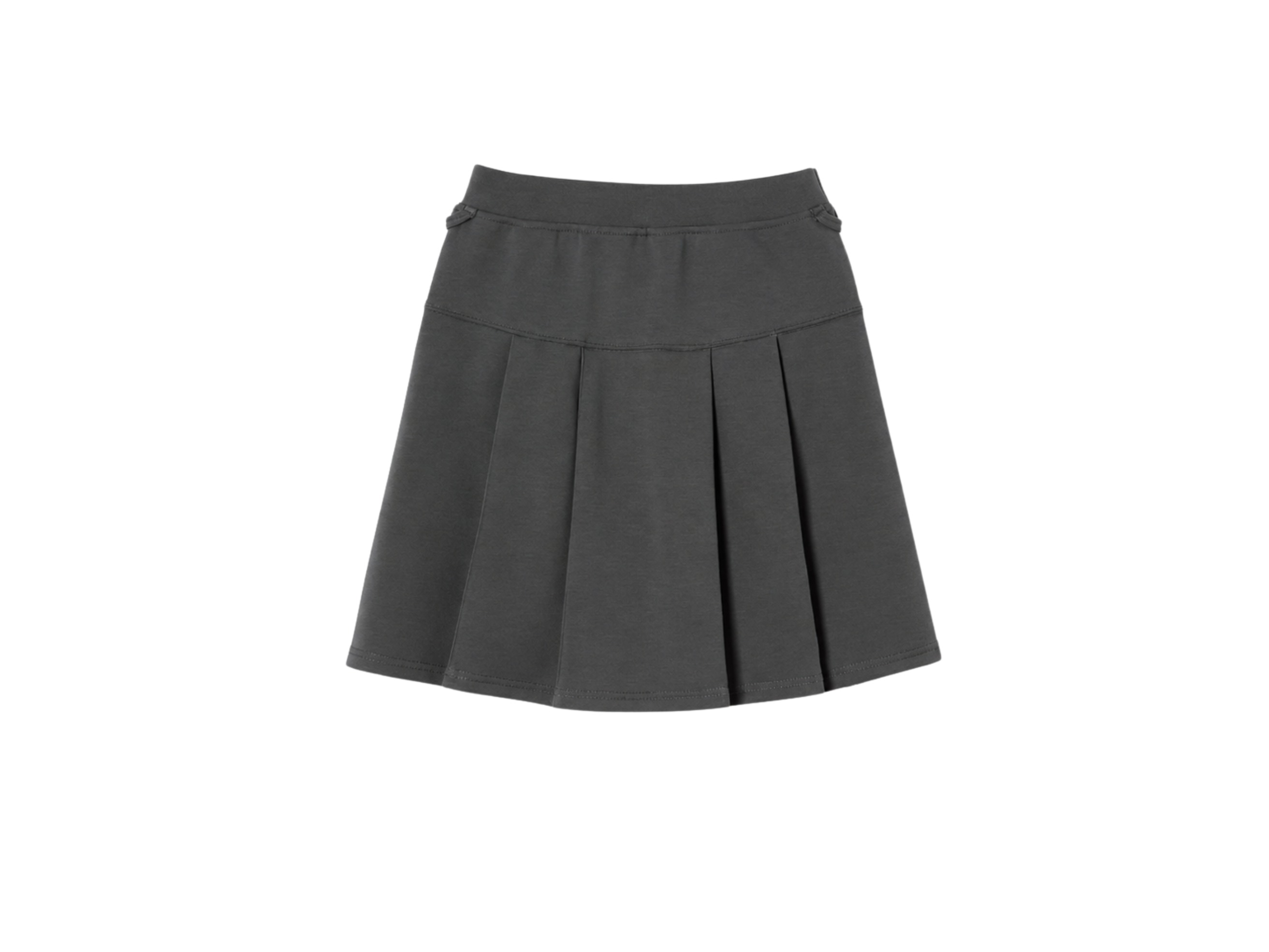 School Adaptive Pleated Skort Charcoal Grey | B2B Low MOQ Wholesale