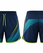Navy, Teal & Lime Padel Shorts – Team Performance Sportswear, Wholesale Bulk, Low MOQ