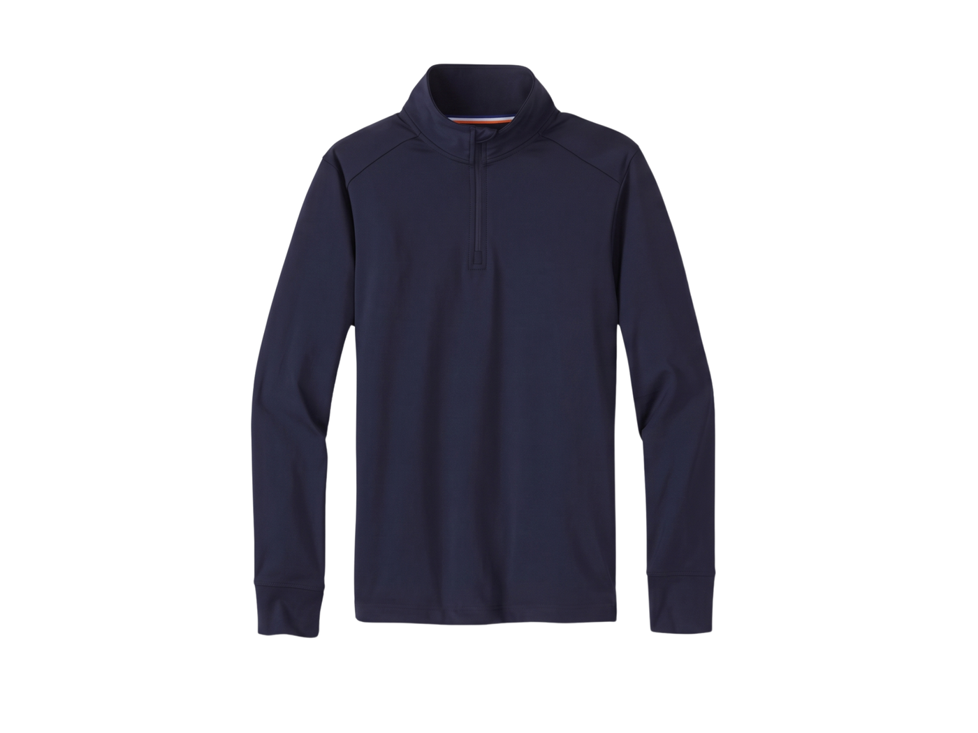 Custom School Uniform Quarter-Zip Pullover Navy B2B School Uniform Manufacturer