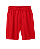 Custom School Uniform Mesh Shorts Red Low MOQ School Uniform Manufacturer