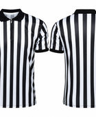 Custom Black White Basketball Referee Shirt | Wholesale Polo Officials Uniform