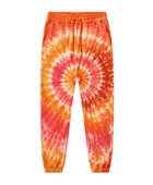 Tie Dye Trousers Orange Yellow and White Spiral Design | B2B Low MOQ
