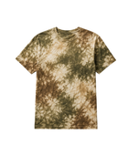 Tie Dye T Shirt Olive Brown and Beige All Over Design | B2B Low MOQ