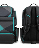 Custom Charcoal Teal Disc Golf Backpack – Wholesale Club Bag