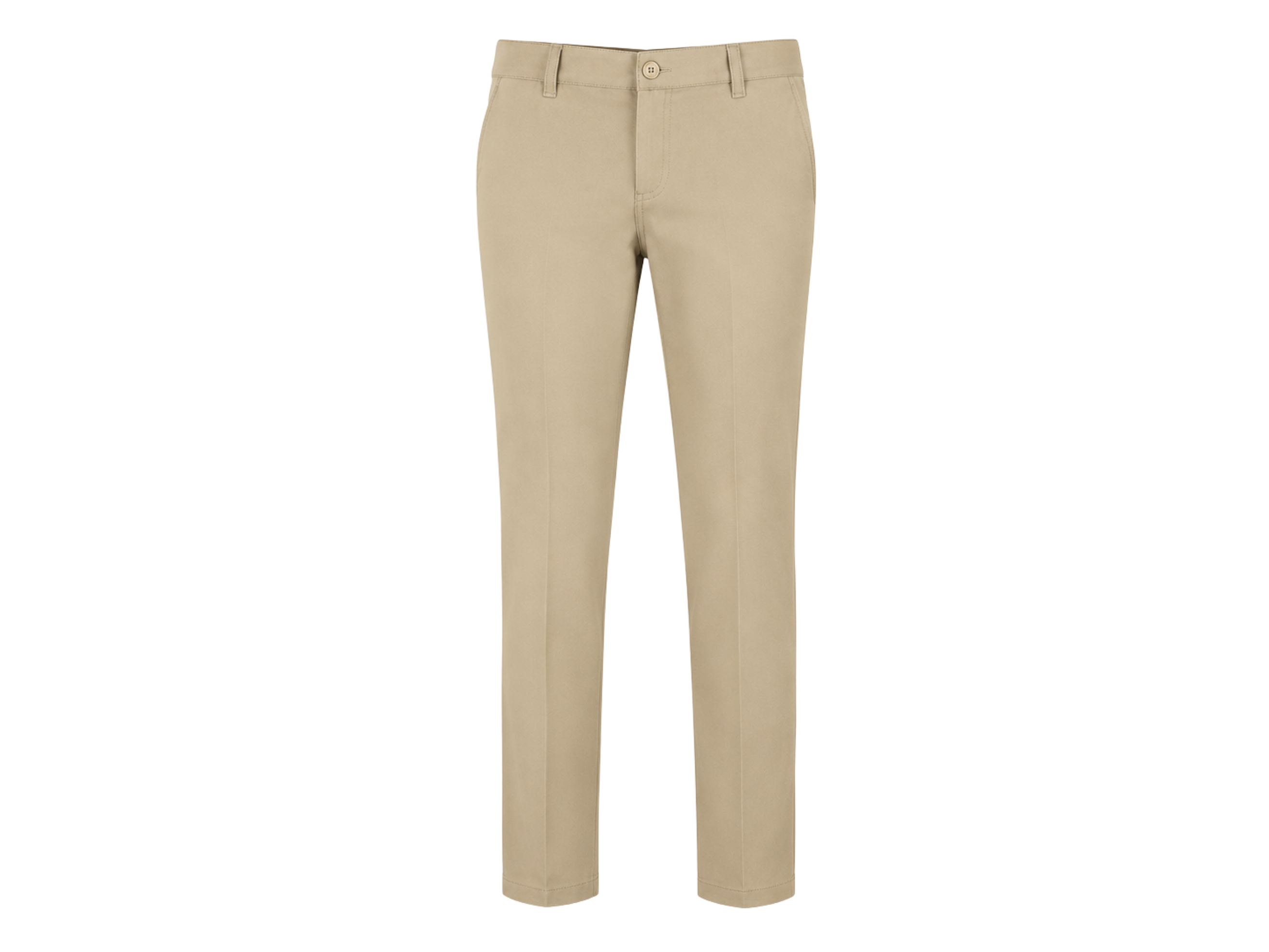 Girls Beige Slim Fit School Uniform Pants Low MOQ School Uniform Manufacturer