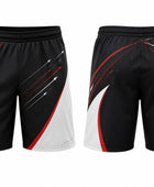 Black, White & Red Archery Shorts – Bulk Team Shorts, Low MOQ, Wholesale Performance Sportswear