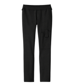 Custom Girls Black Skinny Cargo School Uniform Pants B2B
