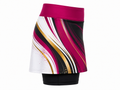 Women’s Squash Skort – Magenta Black Custom Teamwear