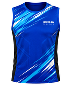Custom Blue Squash Training Vest – Wholesale Team Shirt
