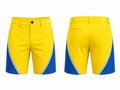 Yellow Custom Golf Shorts – Wholesale Bulk Team Polo Shorts, Low MOQ, B2B Performance Apparel
