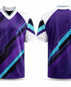 Custom Purple Soccer Fanwear Jersey | Wholesale Fundraising Team Shirt for Bulk Orders