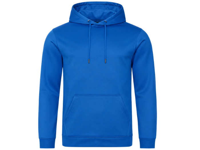 Pullover Training Hoodie Royal Blue | B2B Low MOQ Personal Trainer Workwear Manufacturer front design preview