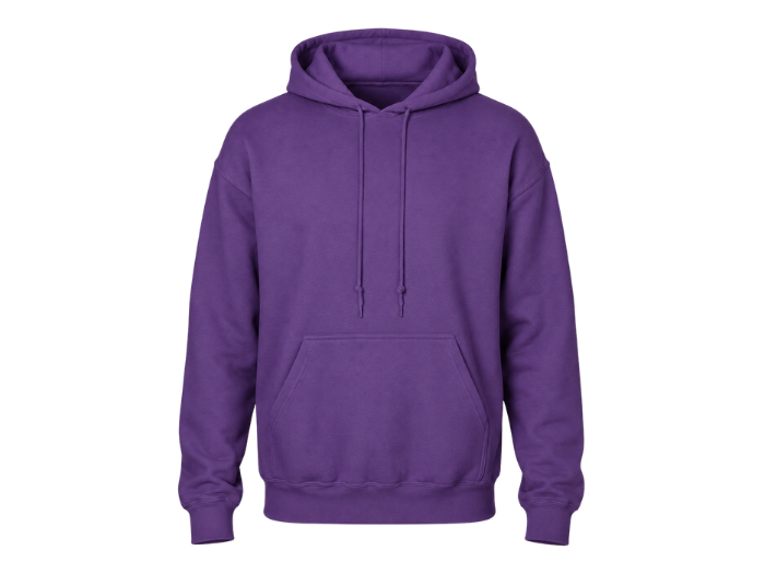Hooded Sweatshirt B2B Low MOQ Carpet Fitter Hoodie Purple Workwear front design preview