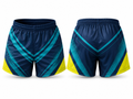 Navy Teal Yellow Corn Hole Shorts – Wholesale Bulk Team Shorts, Low MOQ Custom Sportswear