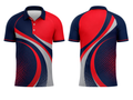 Red, Navy & White ESports Jersey – Team Gaming Performance Wear, Wholesale Bulk, Low MOQ