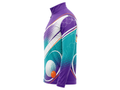Custom Table Tennis Quarter Zip Top – Purple Teal Ping Pong Teamwear for Wholesale Buyers