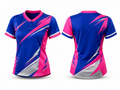 Blue & Pink Custom Softball Jersey – Wholesale Bulk Team Kit, Low MOQ, B2B Performance Apparel