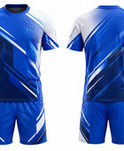 Blue & White Disc Golf Uniform – Team Jersey & Shorts, Wholesale Bulk, Low MOQ