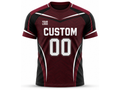 Custom Maroon Rugby Fanwear Shirt | Wholesale Team Store Supporter Shirt