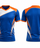 Blue Custom Rugby Jersey – Wholesale Bulk Team Kit, Low MOQ, B2B Performance Apparel
