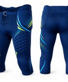 Custom Navy Blue American Football Pants – Padded Uniform Pants Wholesale