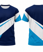 Navy White Blue Squash Jersey – Bulk Team Jersey, Low MOQ, Wholesale Performance Sportswear