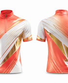 Orange & Gold Dance Team Jersey – Wholesale Bulk Team Top, Low MOQ, B2B Performance Apparel