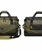 Custom Fishing Duffle Bag | Wholesale Fishing Gear Bag | Olive Green Black | Apparels Bridge