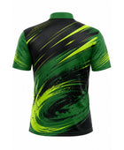 Green & Black Disc Golf Jersey – Team Performance Sportswear, Wholesale Bulk, Low MOQ