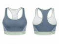 Grey & White Basketball Bra – Athletic Performance Bra, Wholesale Bulk, Low MOQ