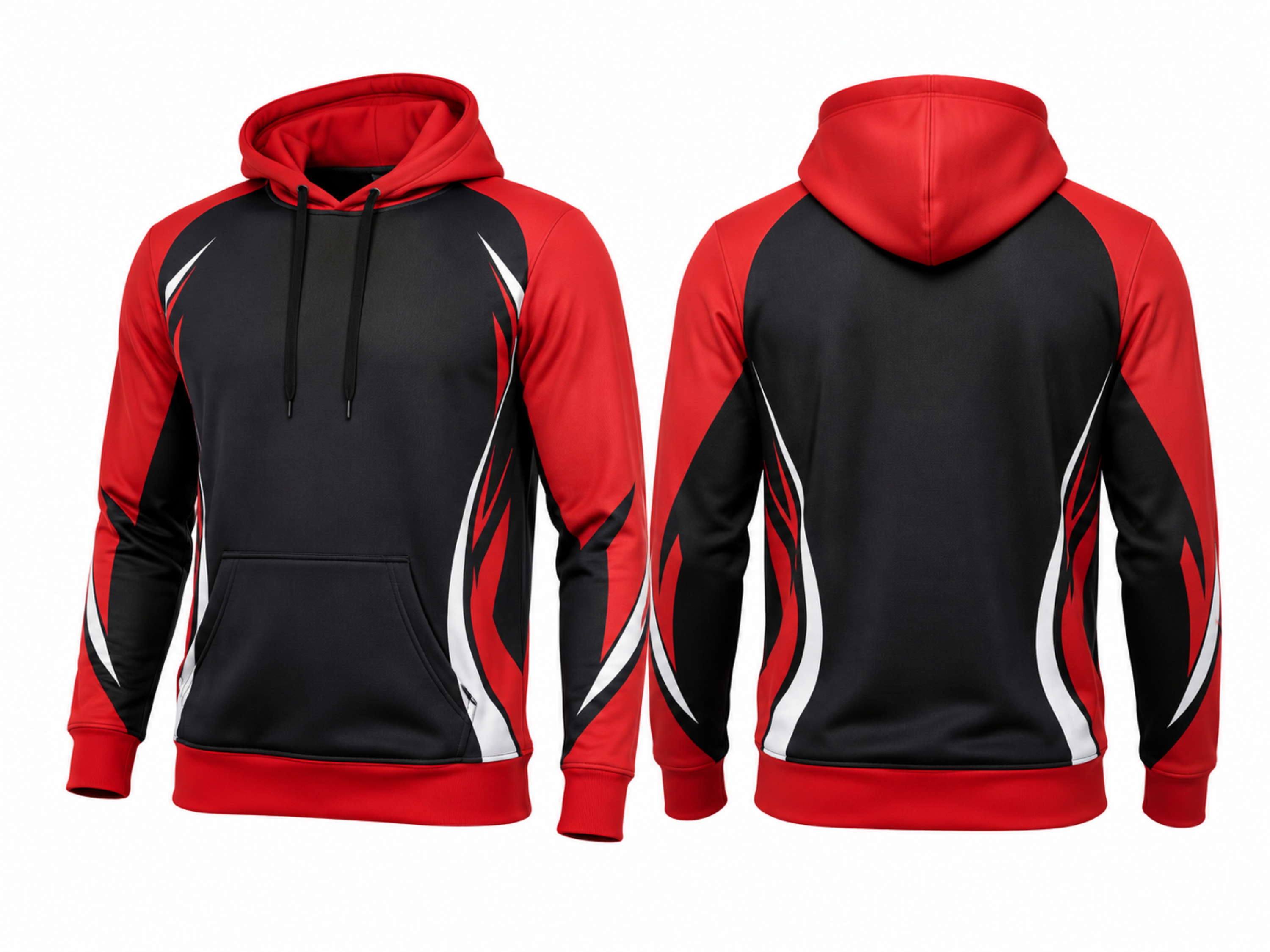 Custom Powerlifting Hoodie | Wholesale Strength Training Hoodie | Black Red White | Apparels Bridge