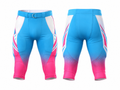 Custom Blue Pink American Football Shorts | Wholesale Teamwear Shorts for Bulk Orders