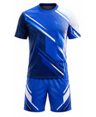 Blue & White Disc Golf Uniform – Team Jersey & Shorts, Wholesale Bulk, Low MOQ