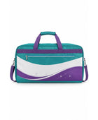 Custom Dance Team Duffle Bag | Wholesale Dancer Kit Bag | Purple White | Apparels Bridge