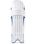 Custom White Blue Yellow Cricket Batting Pads – Wholesale Leg Guards