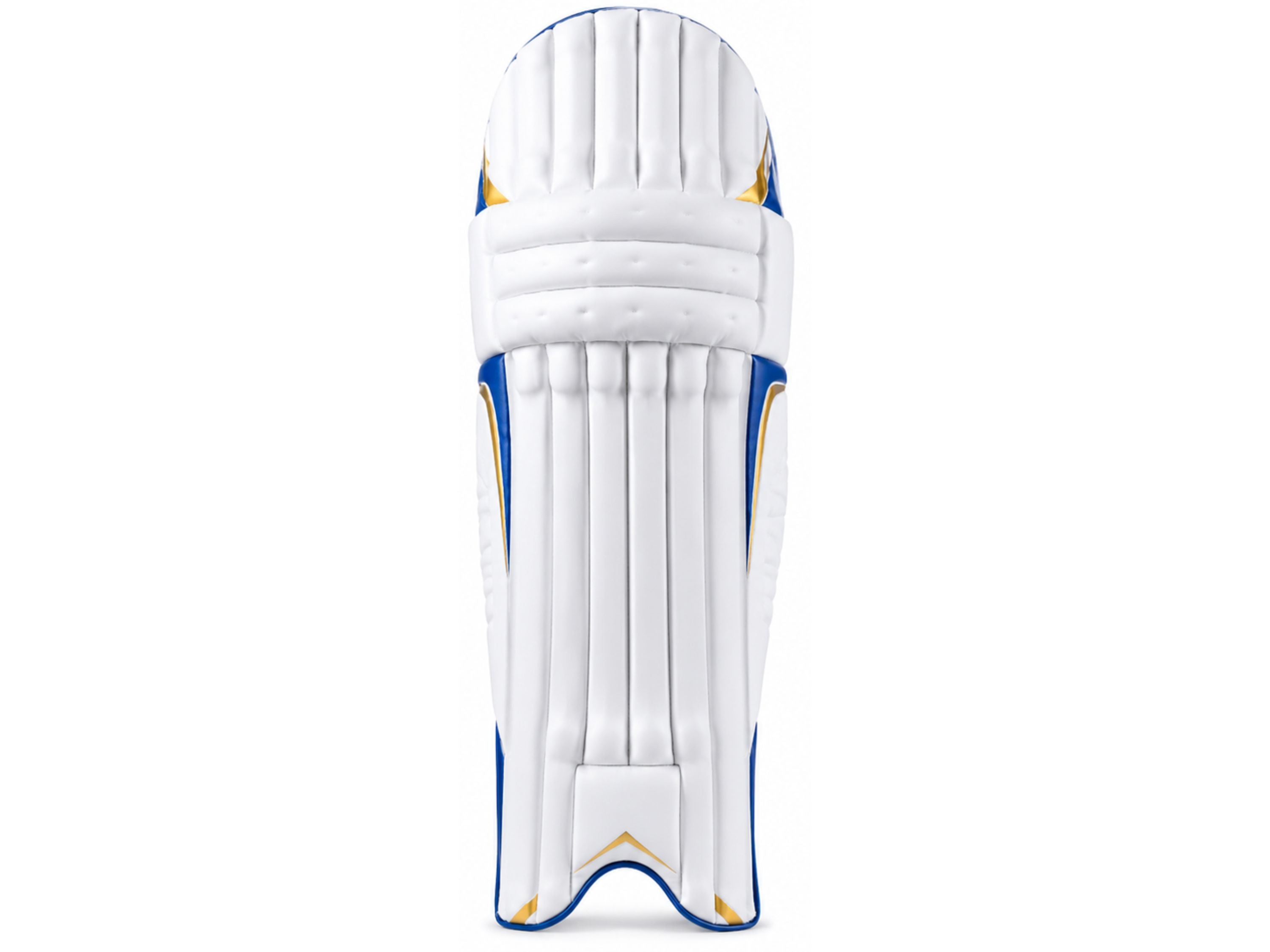 Custom White Blue Yellow Cricket Batting Pads – Wholesale Leg Guards