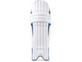 Custom White Blue Yellow Cricket Batting Pads – Wholesale Leg Guards