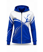 Custom Dance Hoodie | Wholesale Dance Team Sweatshirt | Royal Blue White | Apparels Bridge