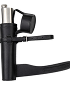 Drink Flask Leather Cover for Hunting with Belt Holder – Black | B2B Low MOQ