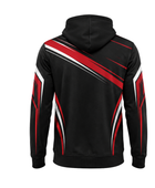 Custom Cornhole Hoodie – Black Red White Teamwear for Wholesale Sports Buyers