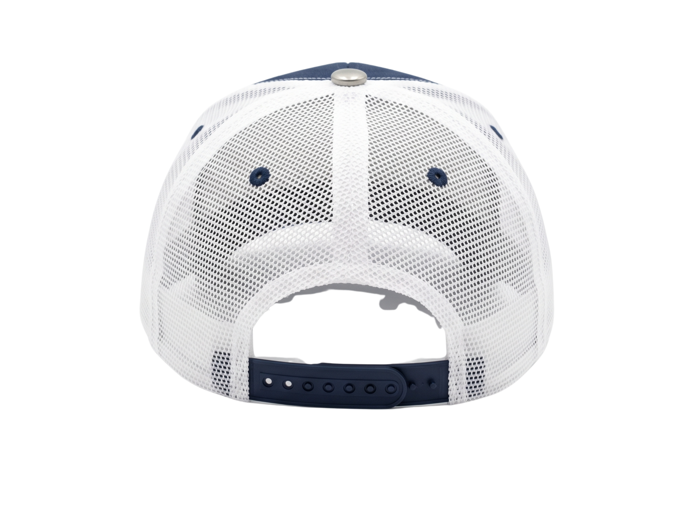 Custom Cornhole Trucker Hat – Navy White League Cap for Wholesale Sports Buyers