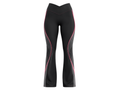 Custom Training and Lifestyle Flared Leggings | Wholesale Gym Leggings | Black Pink | Apparels Bridge