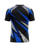 Custom Combat Gym Training Shirt – Black Blue Fight Team Shirt for Wholesale Buyers