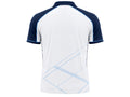Custom White Tennis Coach Polo – Navy Staff Shirt for Clubs